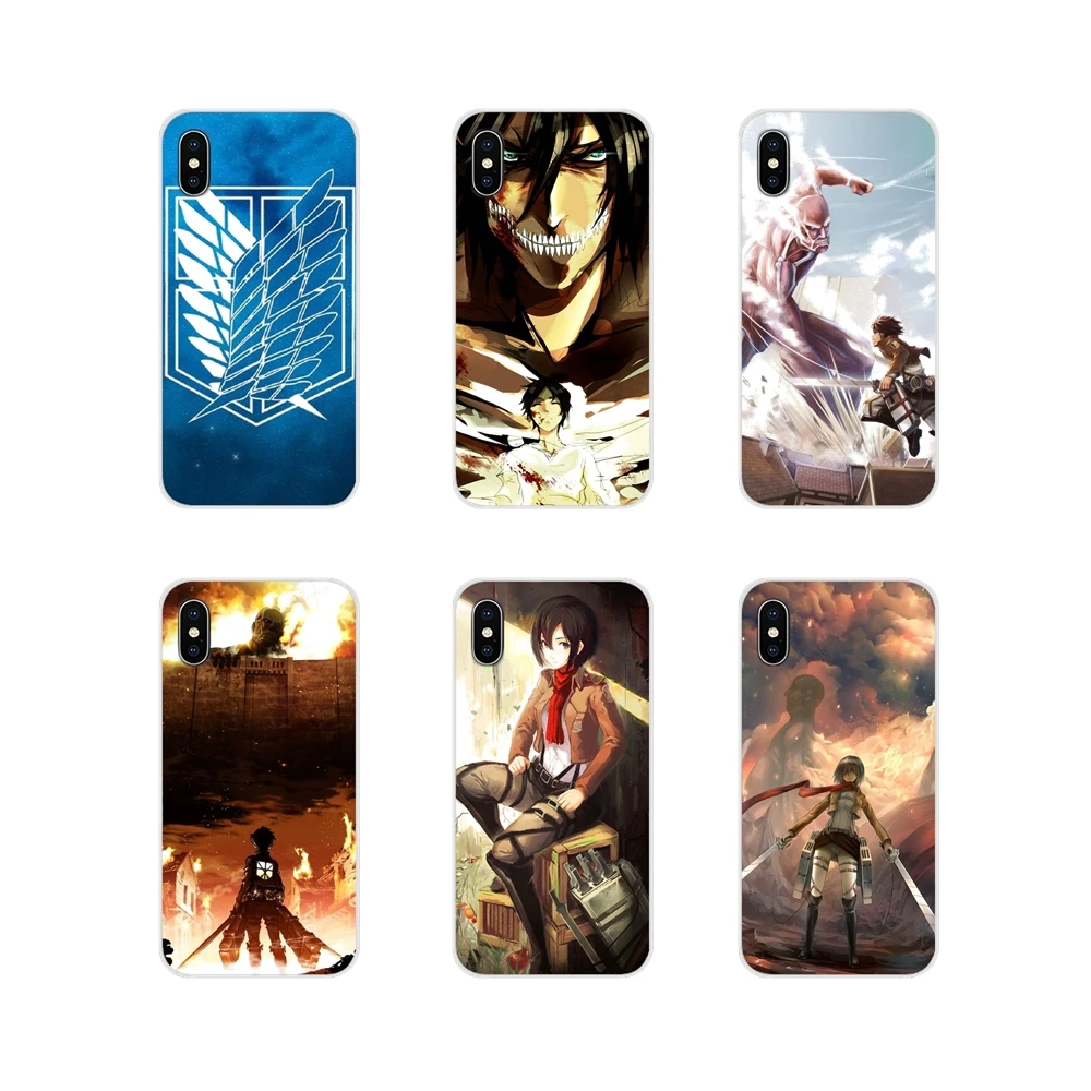 Аксессуары чехлы для телефонов huawei mate Honor 4C 5C 5X6X7 7A 7C 8 9 10 8C 8X20 Lite Pro Attack on Titan