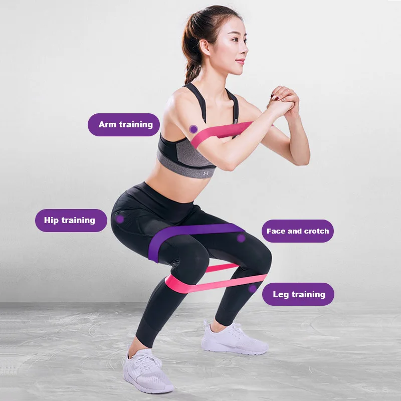 

Training Fitness Gum Exercise Gym Strength Resistance Bands Pilates Sport Rubber Fitness Mini Bands Crossfit Workout Equipment