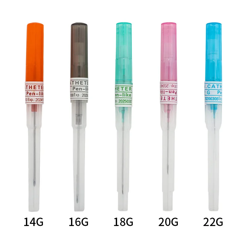 

Wholesale 250 Pcs I.V. Catheter Sterilized Tattoo Piercing Needles Tool U Pick 14G,16G,18G,20G,22G With Box Free Shipping