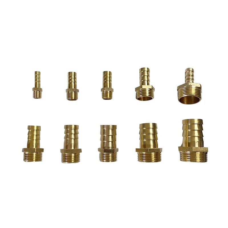

Pipe Fitting Connector 4mm 6mm 8mm 10mm 12mm 14mm 16mm 19mm 20mm 25mm Hose Barb x 1/8" 1/4" 3/8" 1/2" 3/4" 1" Male BSP Brass
