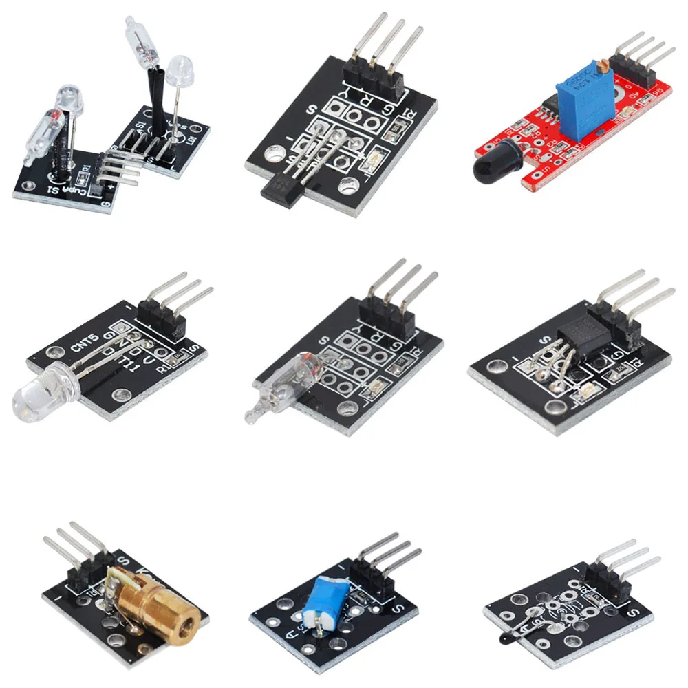 37 в 1 комплекты датчиков для ARDUINO высокого качества Бесплатная доставка (работает