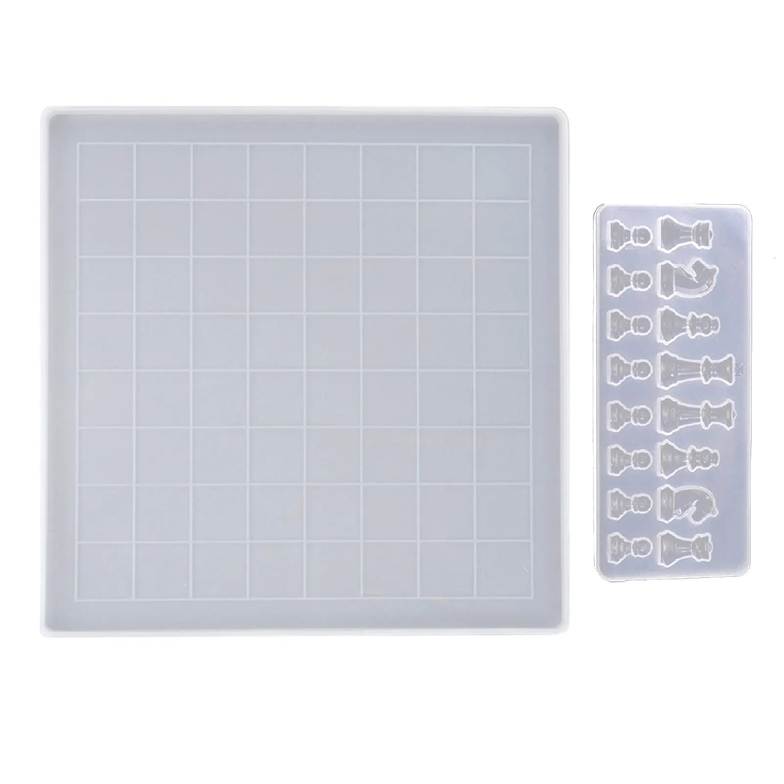 

Chess Board And Shaped Silicone Mold DIY Epoxy Casting Mold for DIY Crafts #W0