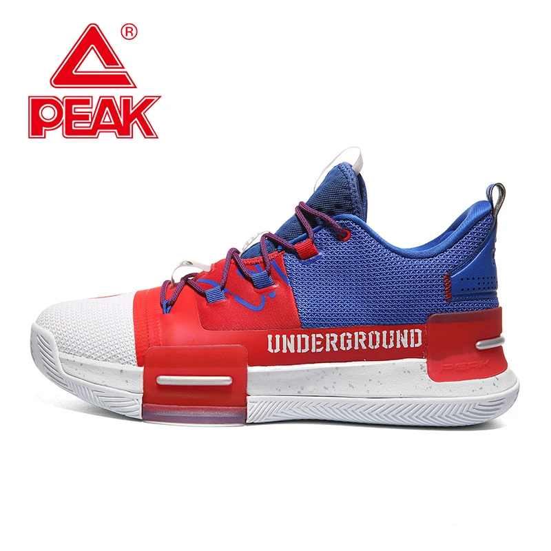 PEAK TAICHI Basketball Shoes Underground Lou Williams Sneakers Adaptive Cushioning Men's Footwear Wearable Non-slip Sports Shoes