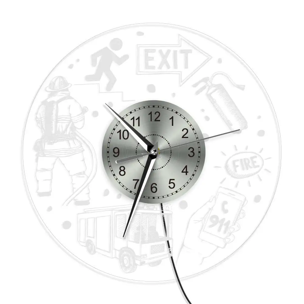 911 пожарный пожарно спасательный светодиодный настенный светильник настенные