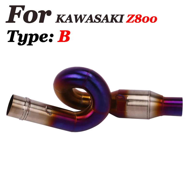 Глушитель выхлопной трубы для мотоцикла 51 мм из нержавеющей стали средняя