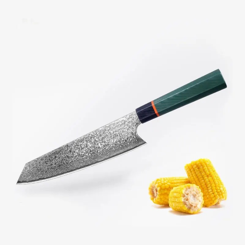 Японские кухонные ножи из дамасской стали профессиональный нож шеф повара VG10 67