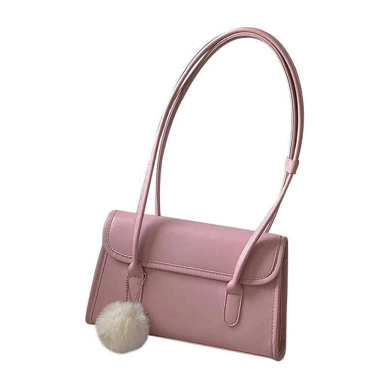 

Luzi 2021 Korean spring and summer niche design armpit bag women's new fashion lovely powder versatile shoulder bag