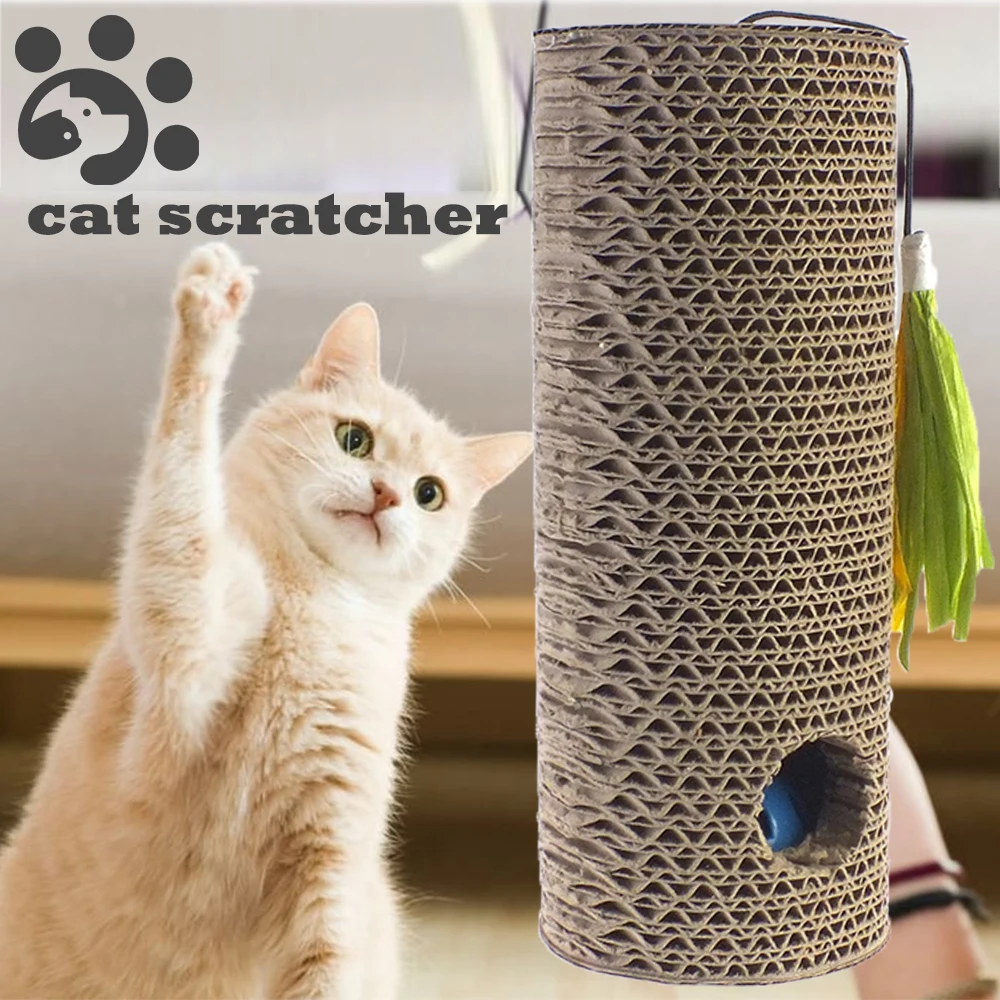 Когтеточка для кошек детская игрушка из гофрированной бумаги товары домашних