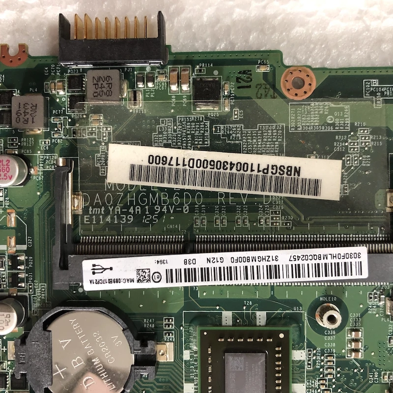 NBSGP11004 NB.SGP11.004 для ACER 725 V5-121 материнская плата ноутбука DA0ZHGMB6D0 100% протестирована