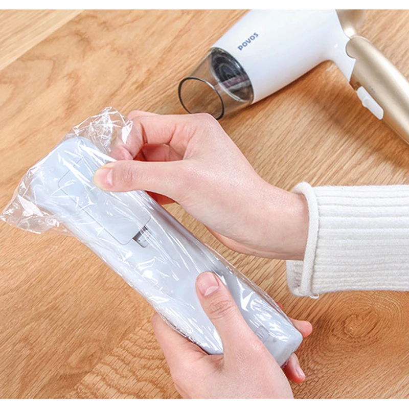 

5 Pieces of Remote Control Protective Film Plastic Transparent Bag Dustproof Heat-shrinkable Remote Control Protective Cover