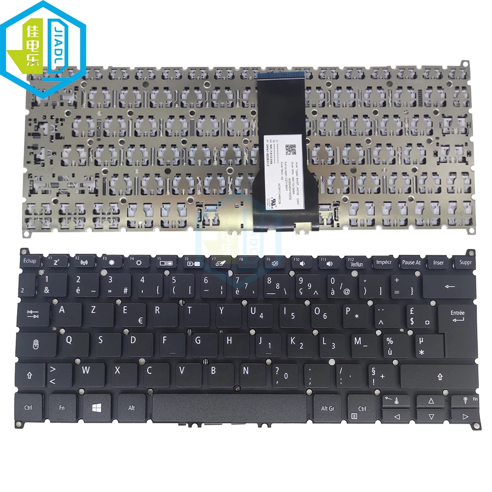 

Azerty French FR Keyboard for Acer Spin 5 SP513-51 52 53 SP513-52N SP513-53N SP314-51 SV3T-A81B Euro laptop keyboards BLACK