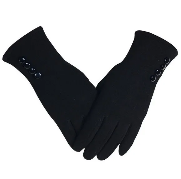 

Warm Gloves Mittens Winter Women's Thick Warm Gary Deerskin Velvet Winter Touches Screen Gloves Fashion Print Tactical Gloves
