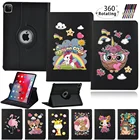 Чехол для планшета Apple Ipad Air 12 9,7 дюймаAir 3 10,5 дюймаAir 4 10,9 дюйма A2324 A2072 - 360 градусов вращения из искусственной кожи с рисунком