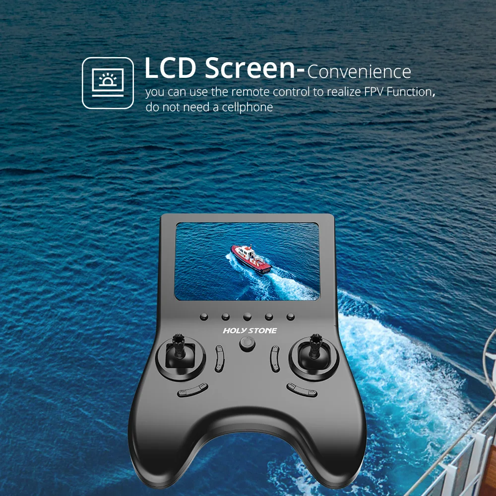 Holy Stone HS230 RC дроны гоночные FPV 5,8G Wifi Дрон с 2MP 720P HD 120 широкоугольная камера с ЖК-экраном 40 км/ч скоростной Квадрокоптер
