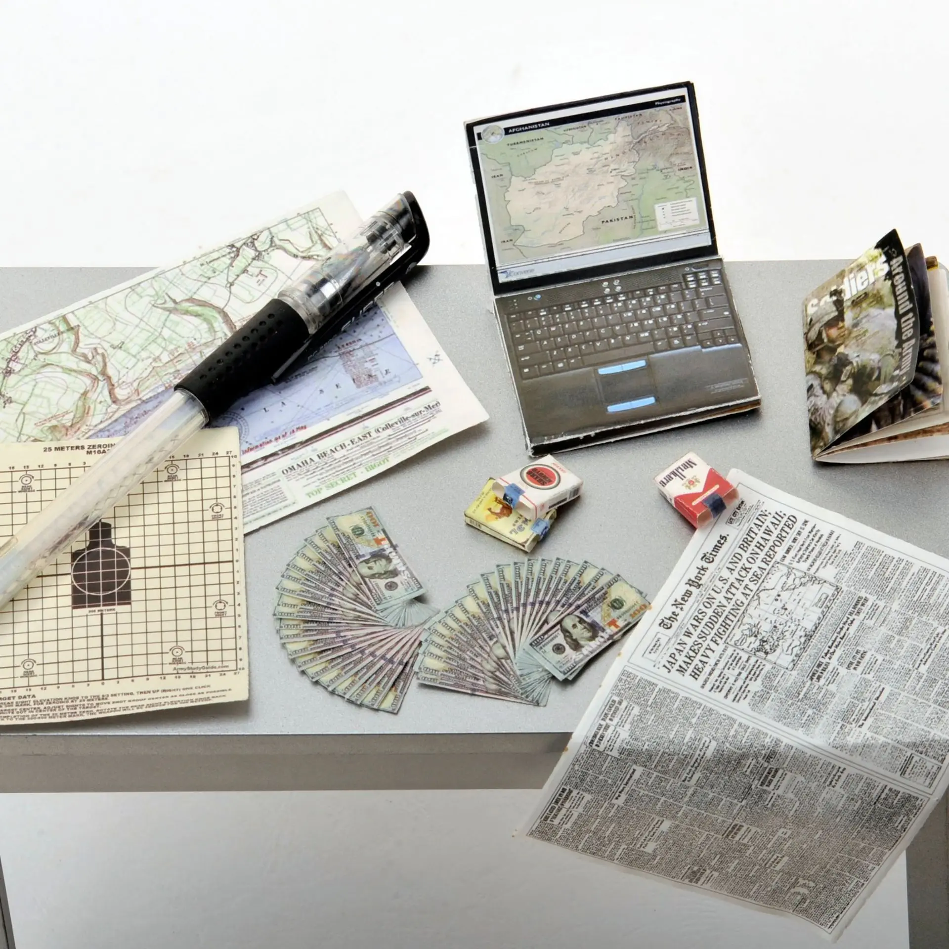 1/6 весы электронная сигарета чехол газета журнал компьютер мини Долларовые