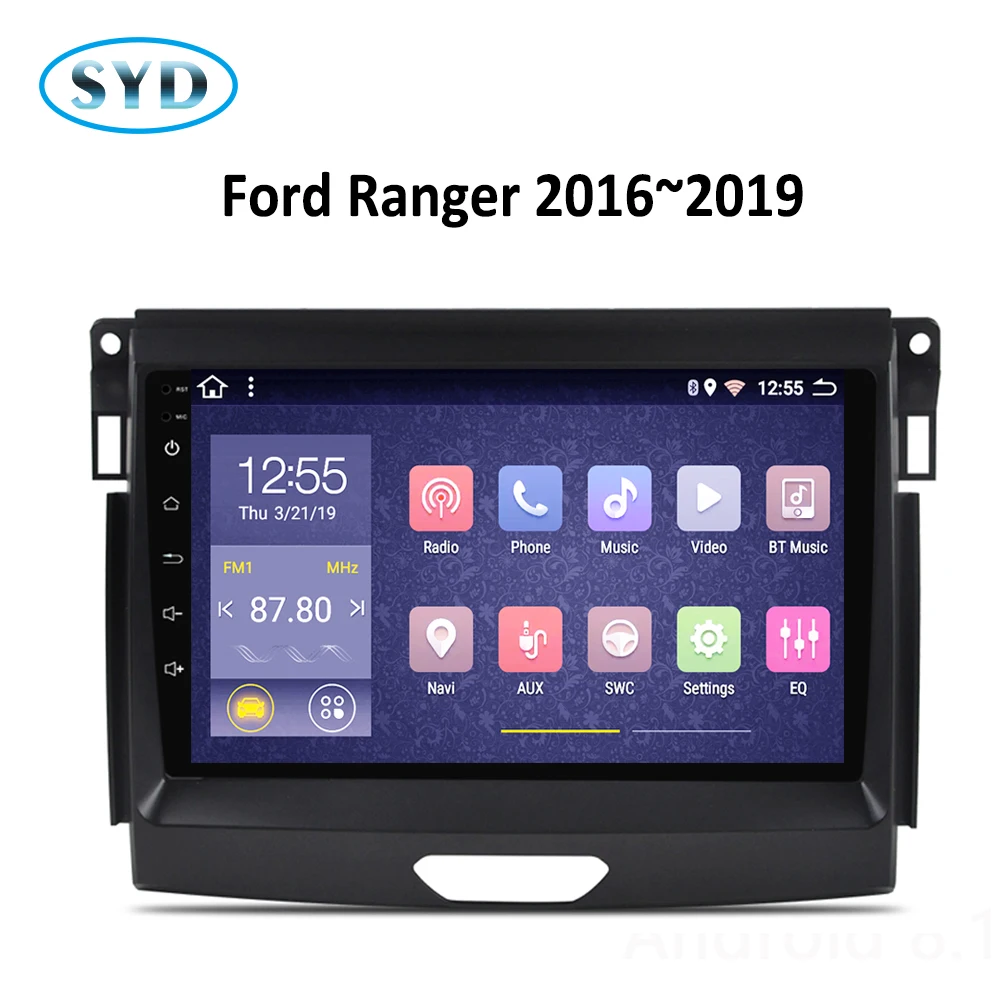 Автомагнитола для Ford Ranger DVD мультимедиа auto2016 2017 2018 2019 Авторадио android gps навигатор