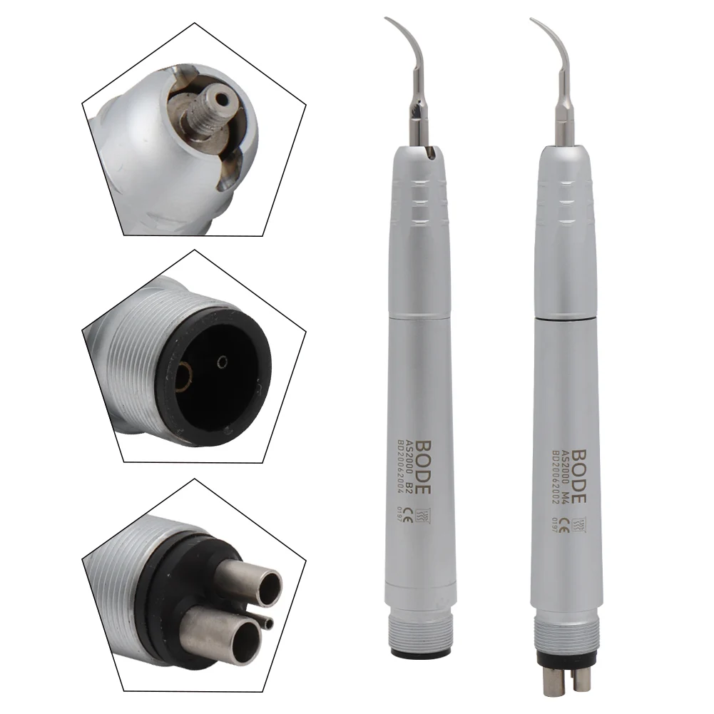 

Dental Air Scaler Handpiece Lab Sonic Perio Hygienist Scaling Borden 2 Hole B2 Midwest 4 Hole M4 with 3 Tips
