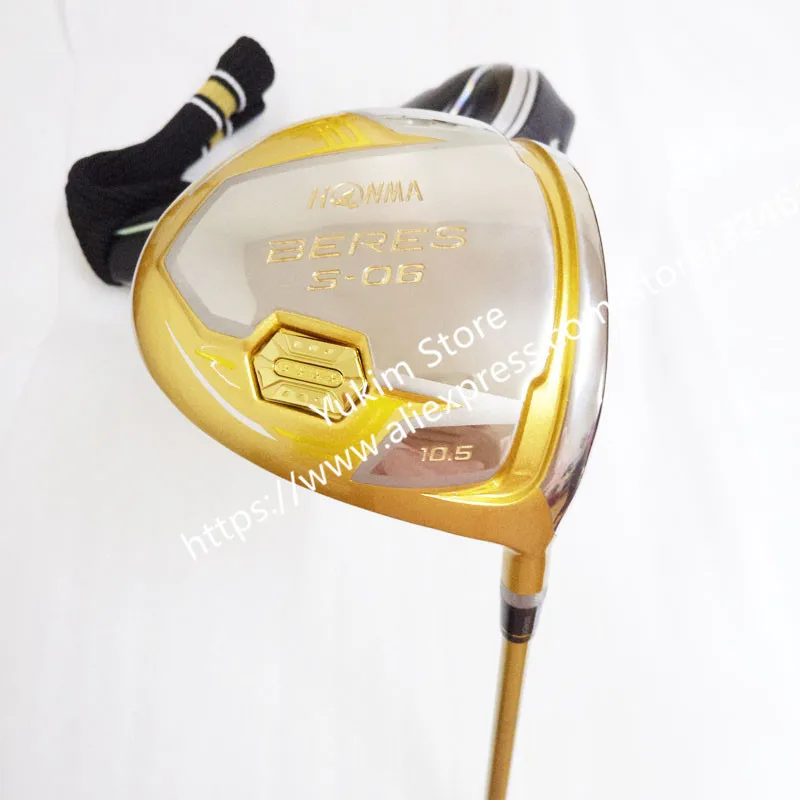 Клюшки для гольфа Полный комплект Honma Bere S-06 4 звезды наборы гольф-клуба Драйвер+ Фарватер+ гольф железо+ клюшки(14 шт.)+ сумка для гольфа