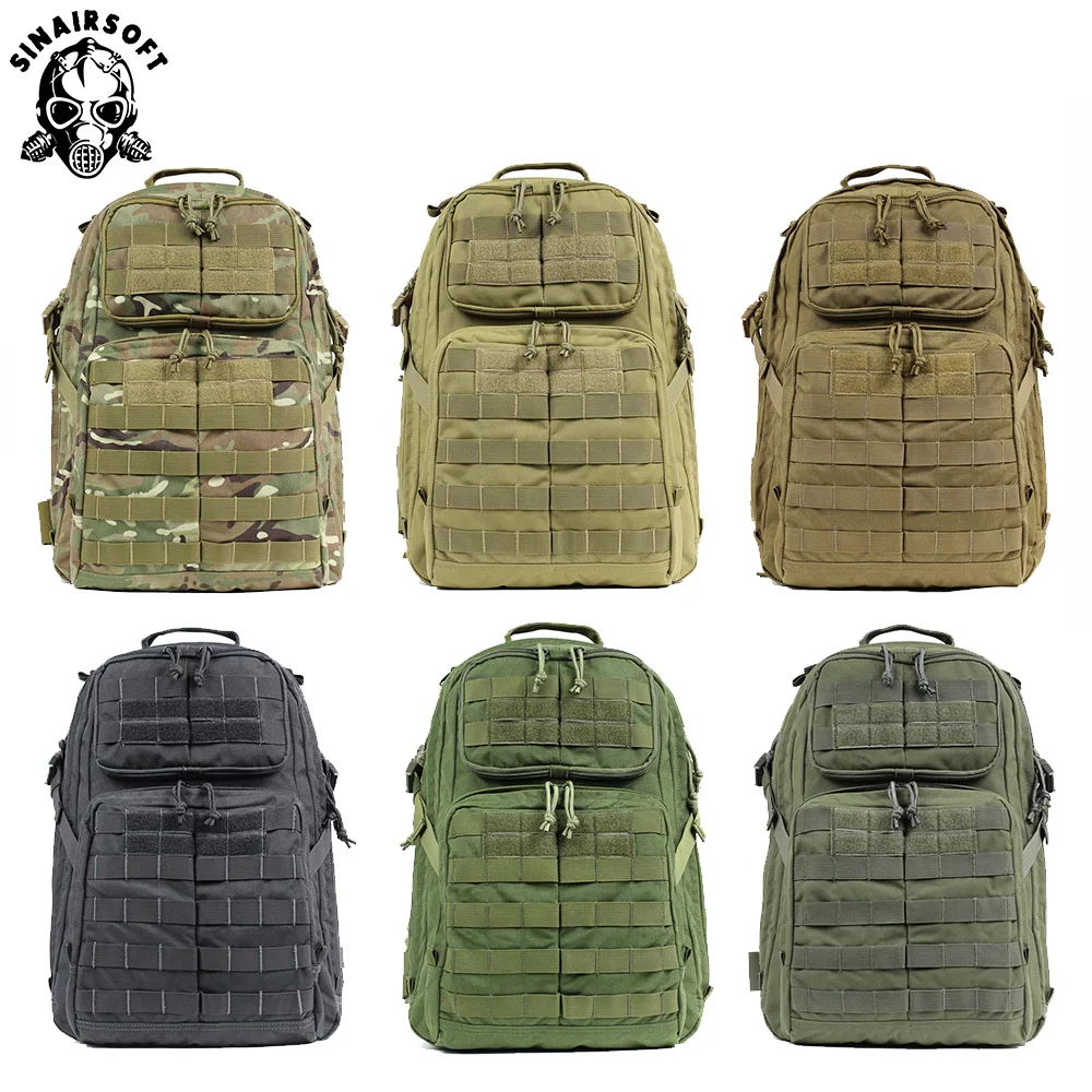 Водонепроницаемый тактический рюкзак SINAIRSOFT 55 л уличная Сумка Molle для альпинизма