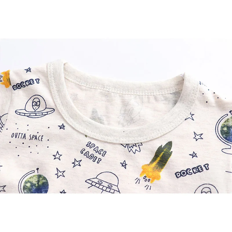 Комплект летней детской одежды BINIDUCKLING футболка с круглым вырезом и шорты одежда