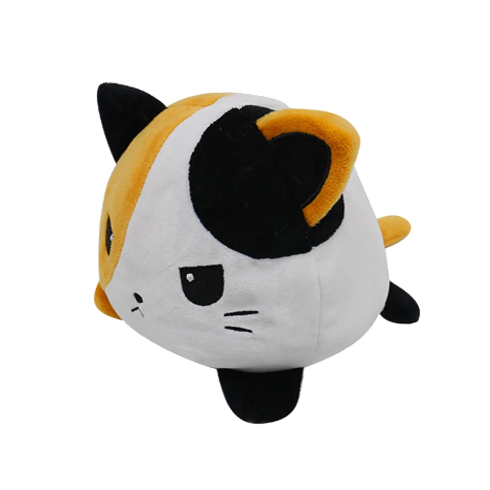 Реверсивный забавные плюшевые игрушки эмоции кошка Двусторонняя флип Куклы