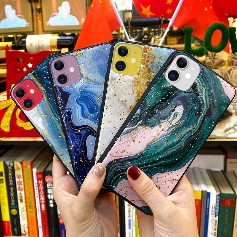 Морской эпоксидный мобильный корпус для iphone 11 pro max Ван Гог океан серии окрашенный узор iphone x xs xr max 6 7 8 plus Мягкий чехол