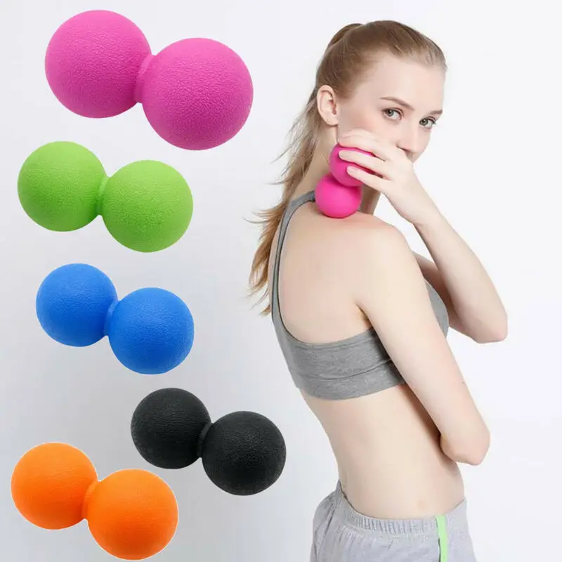 Лакросс мячик миофасции арахисовый Массажный мяч Сверхлегкий фитнес высокой