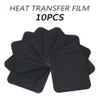 10 шт. черные резиновые сублимационные горки пустые горки доска сублимированный МДФ печать 95x95 мм для домашних инструментов