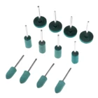 ЦилиндрпуляTMini, 3 шт.компл., резиновый полировальный круг шлифовальная насадка для полировки, подходит для Dremel и других вращающихся инструментов