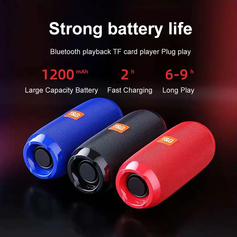 Водонепроницаемый Bluetooth-динамик Портативная Беспроводная колонка с сабвуфером