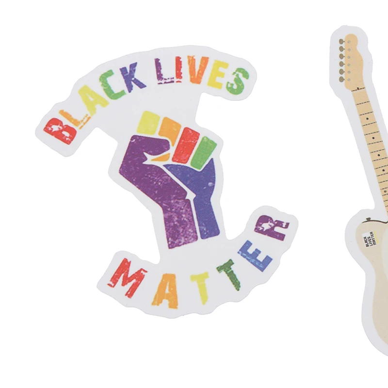 

50pcs Black Lives Matter Stickers Waterproof Not be repeated Sticker For Laptop Suitcase Skateboard Decal New Arrival