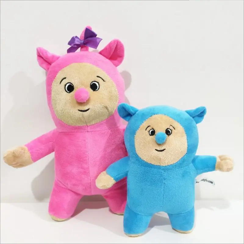 Juguete de peluche de dibujos animados para ni&ntilde;os y ni&ntilde;as, juguete de beb&eacute; de TV Billy y Bam, mu&ntilde;eco de peluche, regalo de cumplea&ntilde;os y Navidad-0
