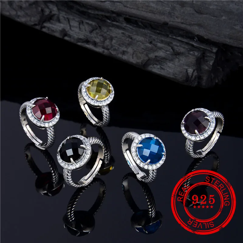 Женское вечерние ЦО из серебра 925 пробы с кристаллами|Кольца| |