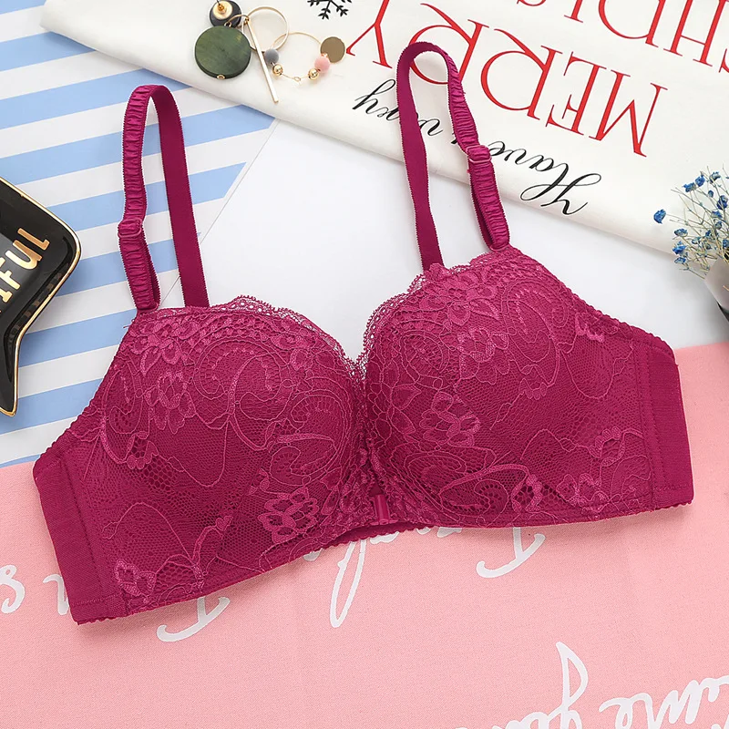 

Front Closure Breathable Femmer Bra Lingerie Sexy Lace Large Size Lingerie ComfortBra Bra Push Up Bra Plus Size Lingerie Women