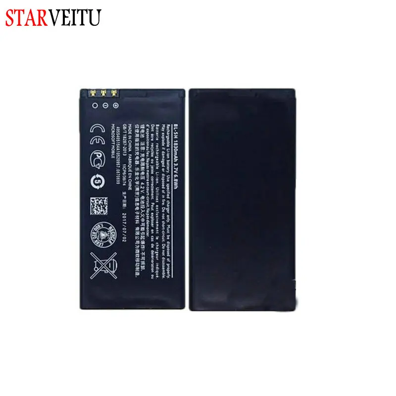 

BL-5H батарея чехол с подставкой и отделениями для карт для Nokia Lumia 630 636 638 635 перезаряжаемый литий-ионный аккумулятор замена батареи BL5H для Nokia ...