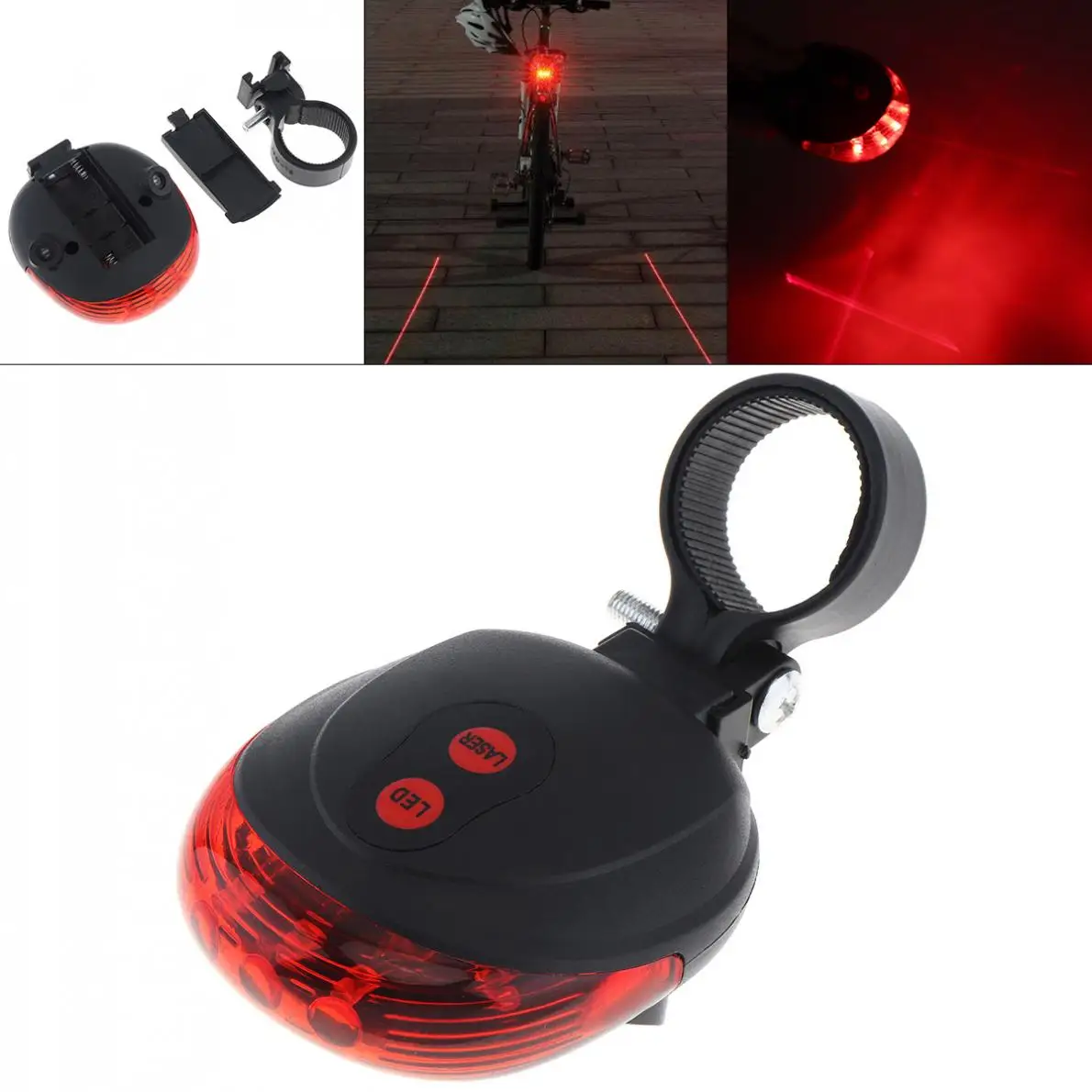 Задние фонари для велосипеда водонепроницаемый лазерный проектор с крестом и