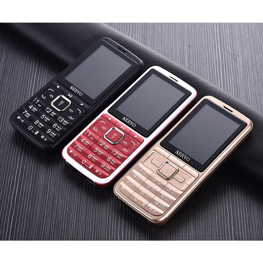 SERVO S10 мобильный телефон 2 8 дюйма HD 3 SIM-карта большой динамик фиолетовый