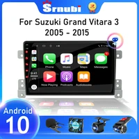 srnubi for suzuki grand vitara 3 2005 2015 android 10 car stereo radio multimedia video player 2 din gps carplay dvd speakers