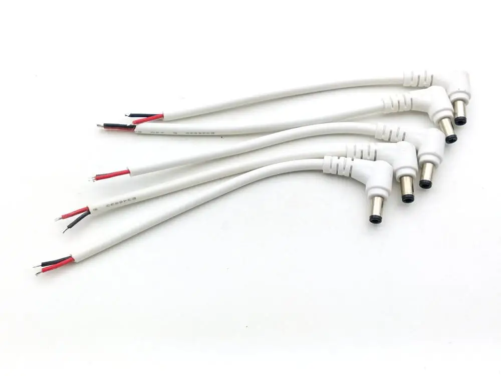 5 шт./партия Штекерный кабель 5x2 мм с поворотом на 90 градусов 20AWG 15 см|Соединители| |