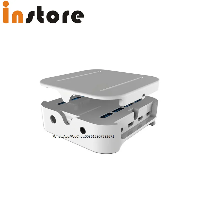 Розничный магазин Аксессуар 6 Порты стикер USB централизованной сигнализации