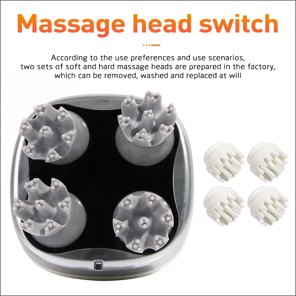 

Head Massager 3D Electric Wireless Waterproof Scalp Massage Claw Head Massager Release Prevent Hair Loss Promote Hair Growth