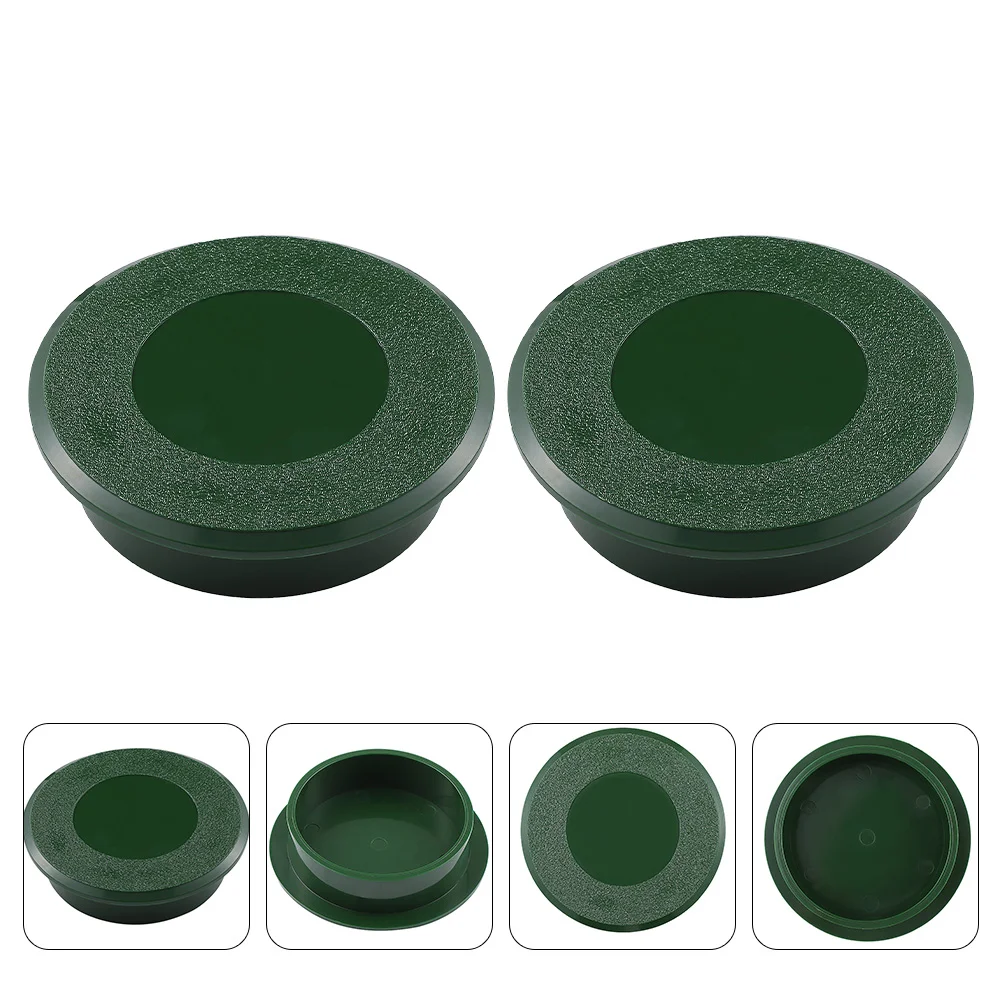 

2pcs Practical Golfing Cup Cover Golfing Training Aids Green Hole Cup Cover