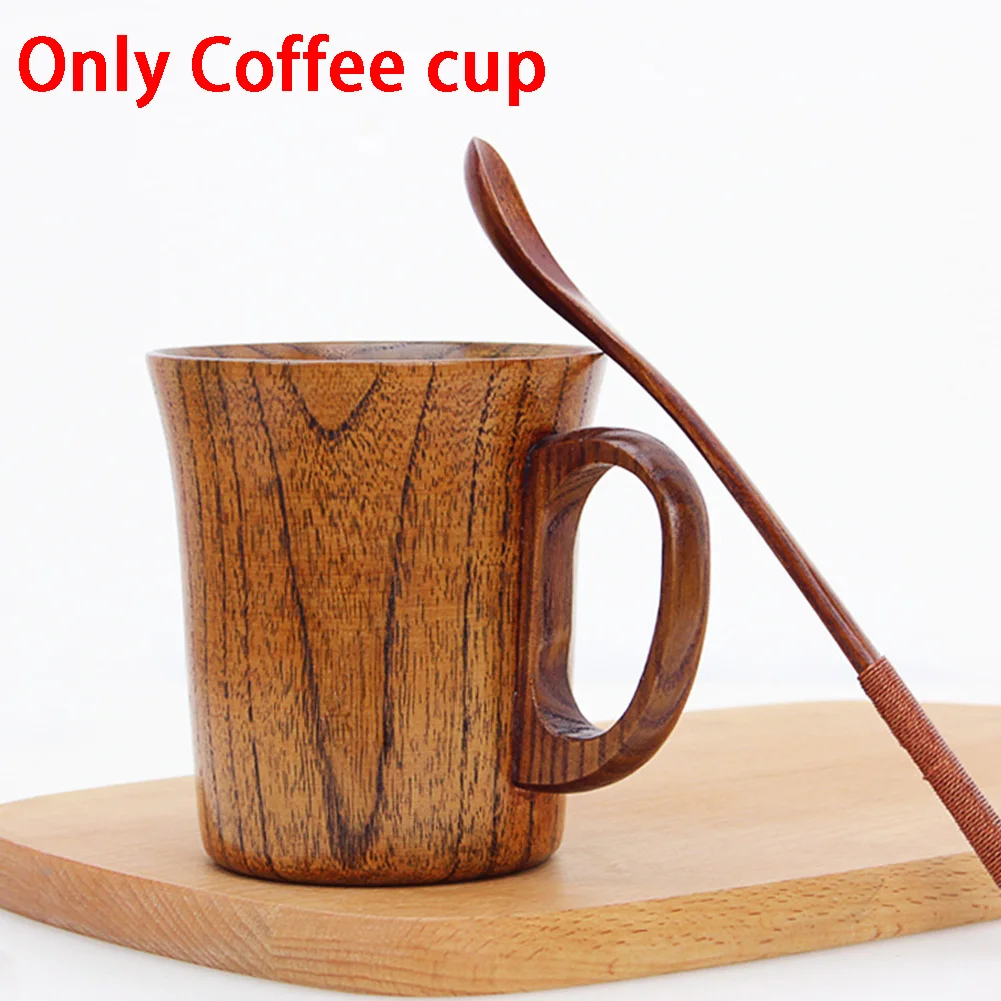 Кофе винтажная кружка безопасный деревянный чай пива воды с ручкой чашки ручной