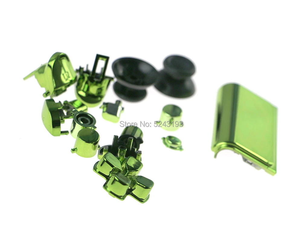 Комплект хромированных кнопок L1 R1 L2 R2 50 комплектов сменные колпачки для