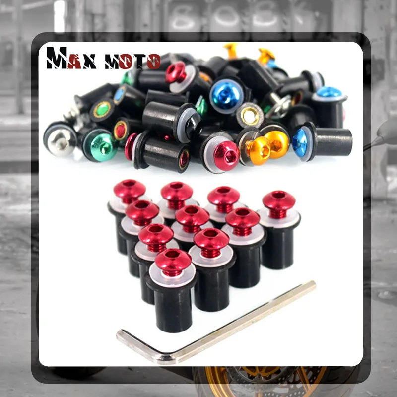 Комплект болтов для лобового стекла мотоцикла HONDA cbr 600 rr/f4i/f4 vfr 800 steed 1000rr cb1000r crf250l