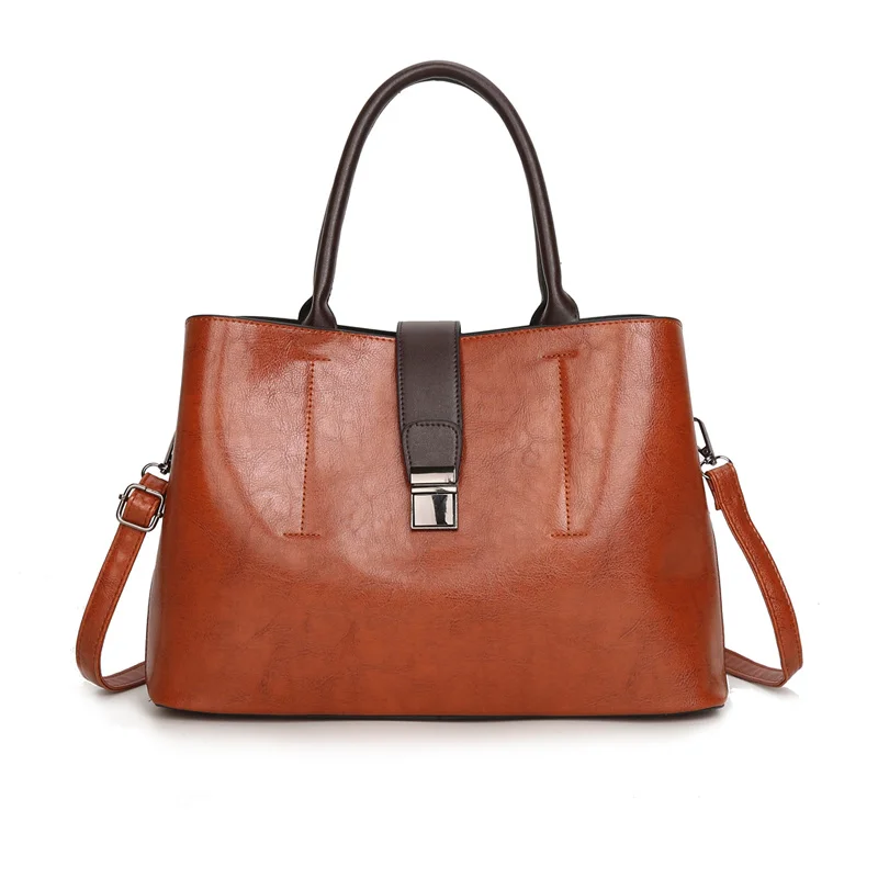 Брендовые высококачественные роскошные сумки из масляной вощеной кожи женская