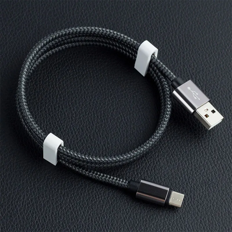 Usb-кабель 2.4A быстрое зарядное устройство 1 м с одной головкой плетеные usb-кабели для iphone Xs Max Iphone6 6s Puls Ipad Mini 1 2 3 4 оборудования