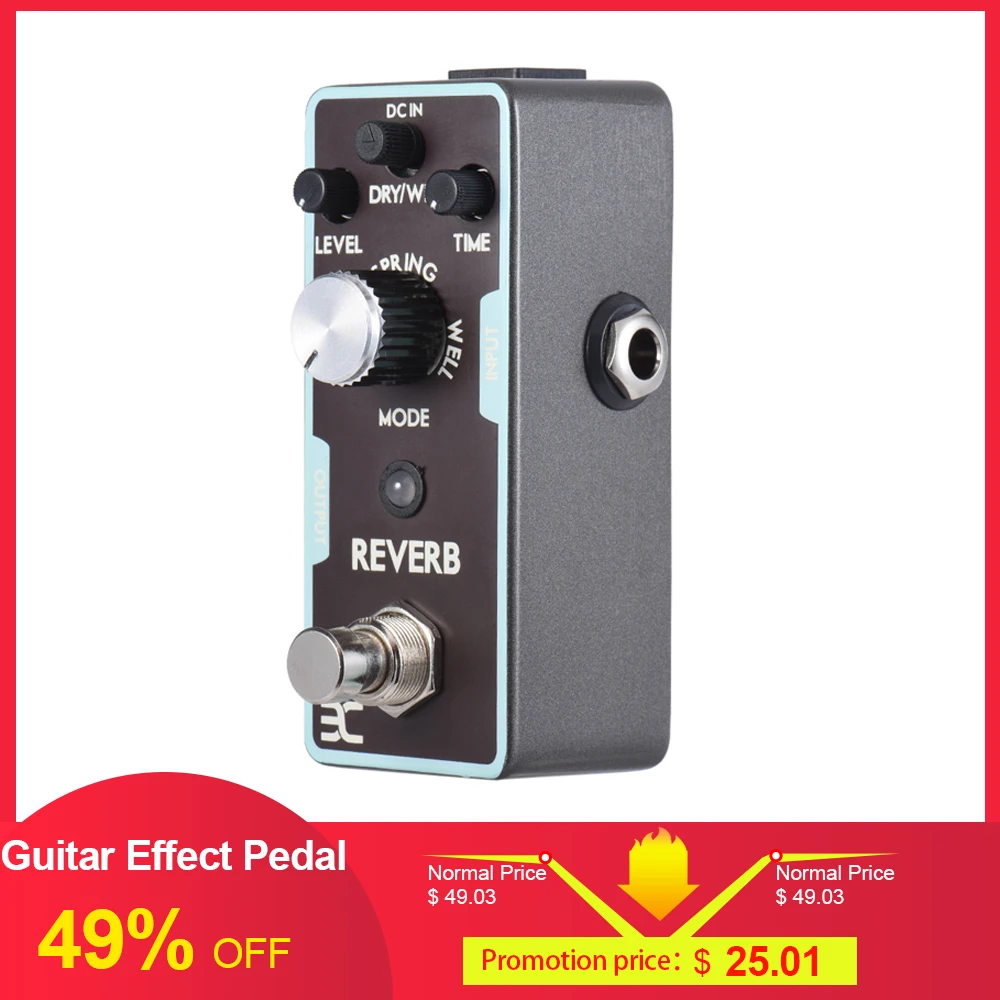 ЭНО реверберации гитары педаль эффекта истинный обход эффектов для