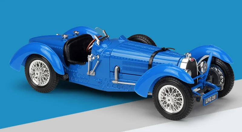 Модель классического автомобиля Bugatti в стиле ретро 1:18 1934 | Игрушки и хобби