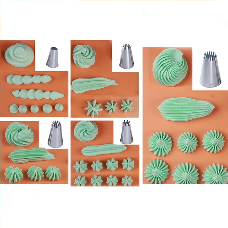 Новинка 5 шт./лот розовое глазури трубопроводов сопла из нержавеющей стали с